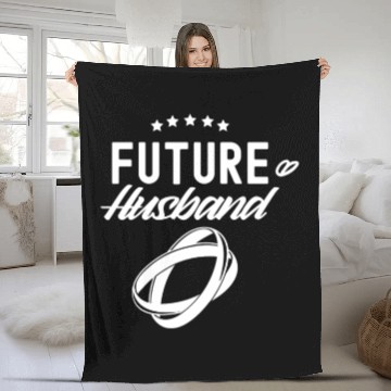 Discover Future Husband Bride Bachelorette Party Wedding Fleece Blankets