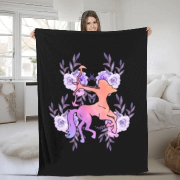 Discover Sagittarius Zodiac Fleece Blankets