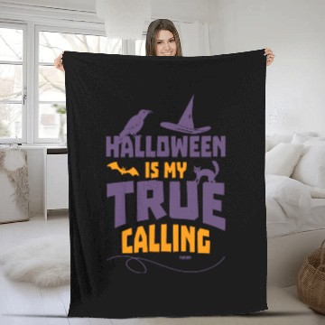 Discover Halloween Hexenhut costume funny gift Fleece Blankets