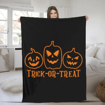 Discover Trick or treat Fleece Blankets
