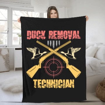 Discover Duck Hunt Duck Hunter Bird Hunting Duck Hunting Fleece Blankets