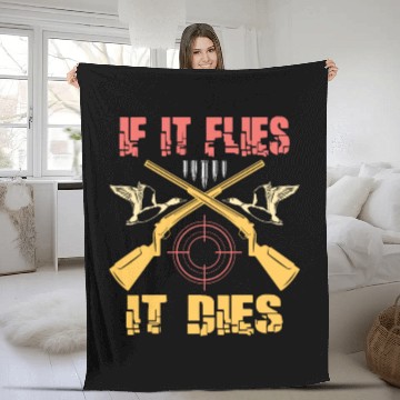 Discover Duck Hunt Duck Hunter Bird Hunting Duck Hunting Fleece Blankets