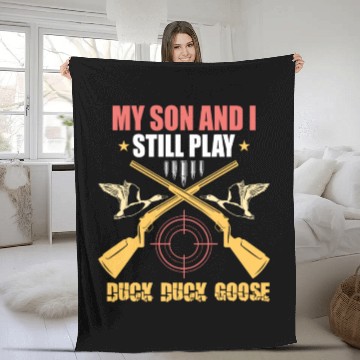 Discover Duck Hunt Duck Hunter Bird Hunting Duck Hunting Fleece Blankets