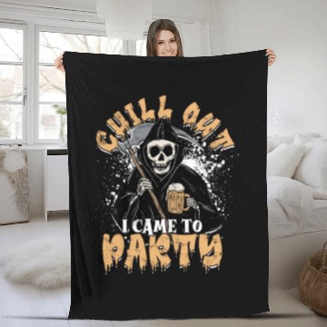 Discover Chill out I came to party - supernatural Fleece Blankets