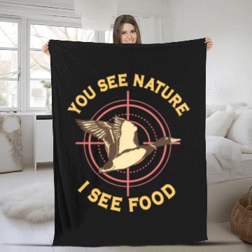 Discover Duck Hunt Duck Hunter Bird Hunting Duck Hunting Fleece Blankets