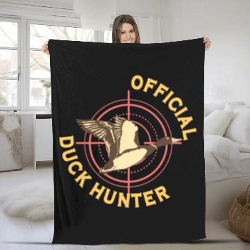Discover Duck Hunt Duck Hunter Bird Hunting Duck Hunting Fleece Blankets