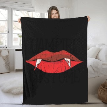 Discover Vampire Costume - trick or treat Fleece Blankets
