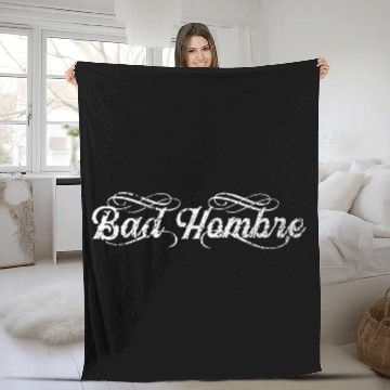 Discover Bad Hombre Mexican Pride Cinco De Mayo Festival Fleece Blankets