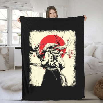 Discover Samurai Fleece Blankets