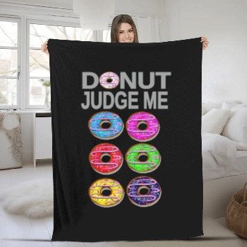 Discover Donut Lover Funny Cooking Baking Gym Food Fleece Blankets