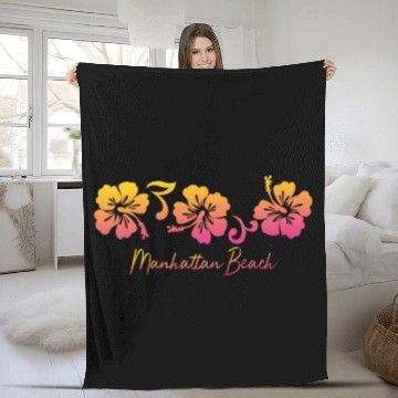 Discover Manhattan Beach California Fleece Blankets