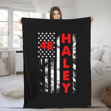 Discover Haley Republican President Fleece Blankets