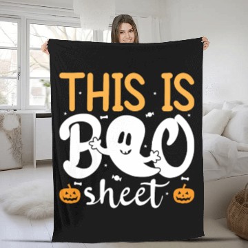 Discover Halloween Costume - This Is Boo Sheet Ghost Fleece Blankets