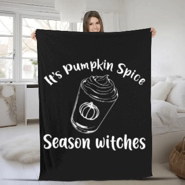 Discover Pumpkin Spice Thanksgiving Fleece Blankets