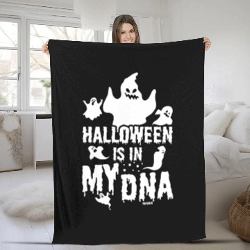 Discover Funny Halloween saying with ghosts Fleece Blankets
