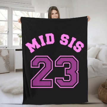 Discover Mid Sis 2023 Middle Sister Baby Birth Child Fleece Blankets