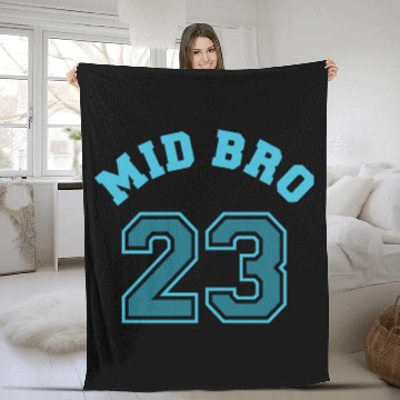 Discover Mid Bro 2023 - Middle Brother Baby Birth Boy Fleece Blankets