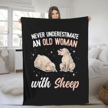 Discover Cute Lamb Saying - Farmer & Sheep Fleece Blankets