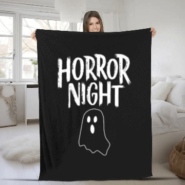 Discover Horror night Fleece Blankets