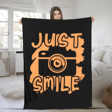 Discover Photography Photographer Camera Fleece Blankets