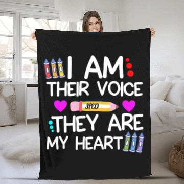 Discover Special Education Teacher Fleece Blankets