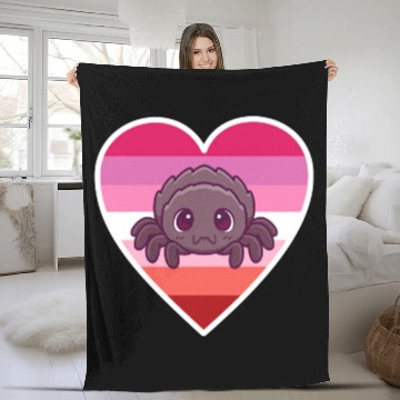 Discover Lesbian Spider Pride Fleece Blankets