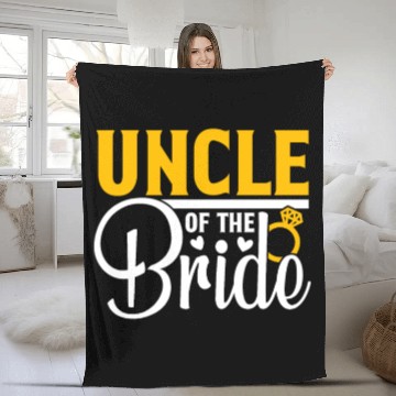 Discover Uncle Of The Bride Wedding Party Matching Gift Fleece Blankets