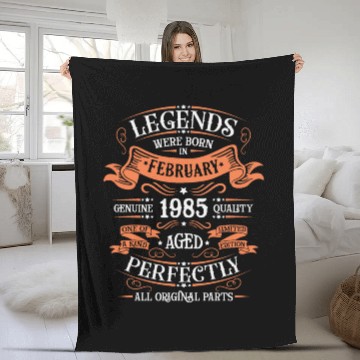 Discover February 1985| February 1985 anniversary 1985 Fleece Blankets