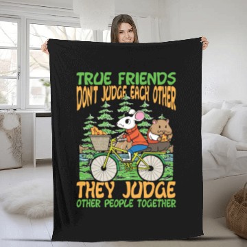 Discover Friends Friendship Blasphemy Cohesion for a Real Fleece Blankets