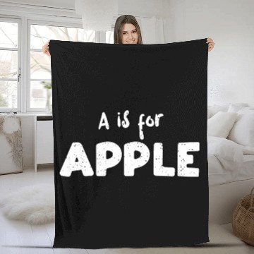Discover A is for Apple - Teacher Fleece Blankets