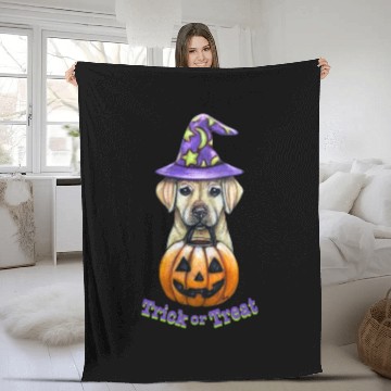 Discover Trick or Treat Pup Fleece Blankets