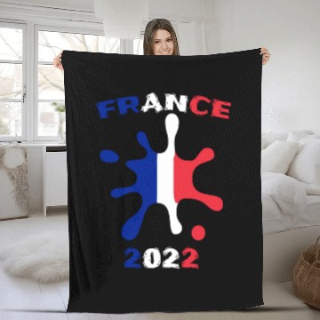 Discover FRANCE Fleece Blankets