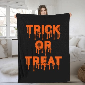 Discover trick or treat Fleece Blankets