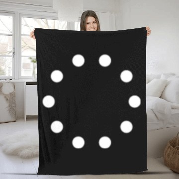 Discover circle shape 8 Fleece Blankets