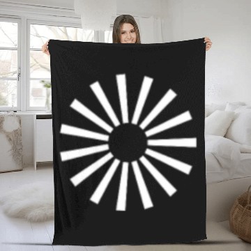 Discover circle shape 5 Fleece Blankets