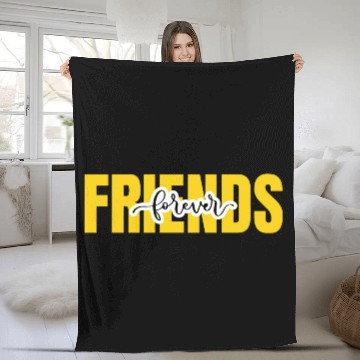 Discover Friends forever. World's friendship day Fleece Blankets
