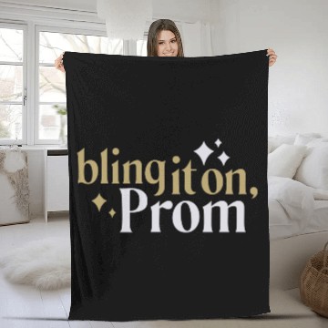 Discover bling it on, prom Fleece Blankets