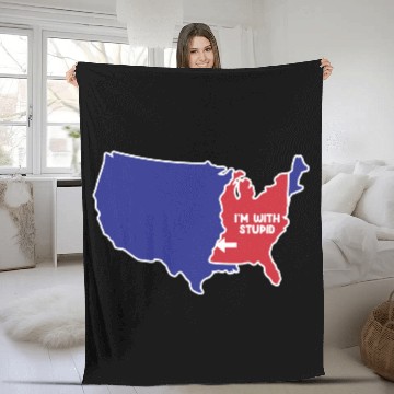 Discover Mississippi Design for patriotic Mississippians Fleece Blankets