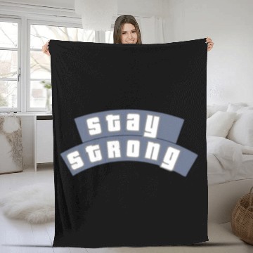 Discover stay strong nice design Fleece Blankets