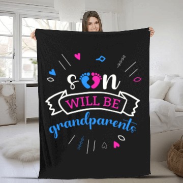 Discover We Will Become Grandparents, Be Grandparents Fleece Blankets