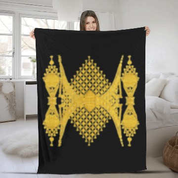 Discover Jewelry Face Fleece Blankets