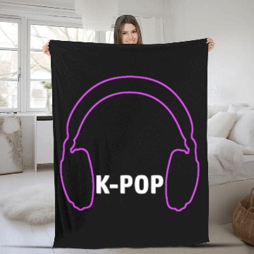 Discover Kpop Style Korean Pop K-Pop Music Fleece Blankets