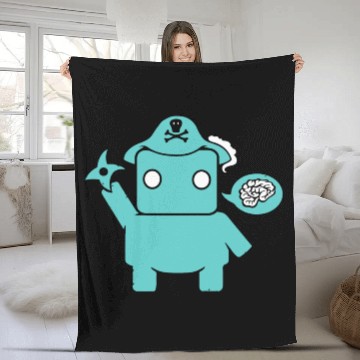 Discover Ninja Pirate Robot Zombie Fleece Blankets