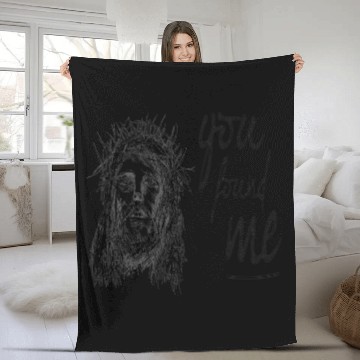 Discover jesus christian Fleece Blankets