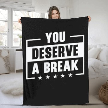 Discover Serenity Employee Relaxing Inspirational Break Fleece Blankets