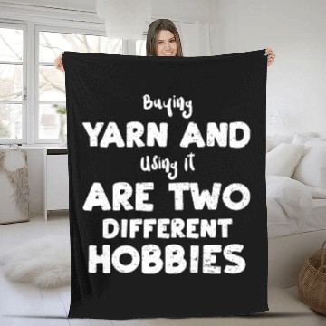 Discover Buying Yarn And Using It Are Two... Fleece Blankets