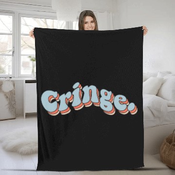 Discover Cringe Fleece Blankets