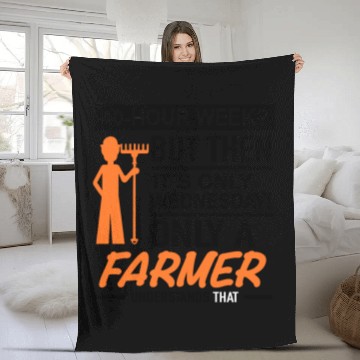 Discover 40 hour week | Farmer Fleece Blankets