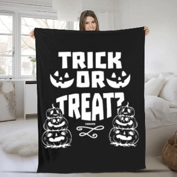 Discover Halloween Party Trick Or Treat Jack O Lantern Fleece Blankets