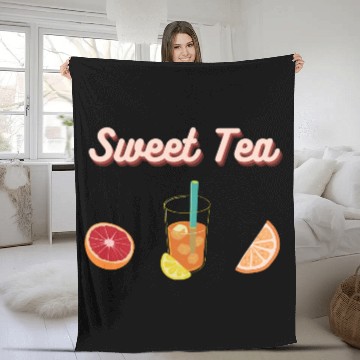 Discover Sweet Tea Fleece Blankets